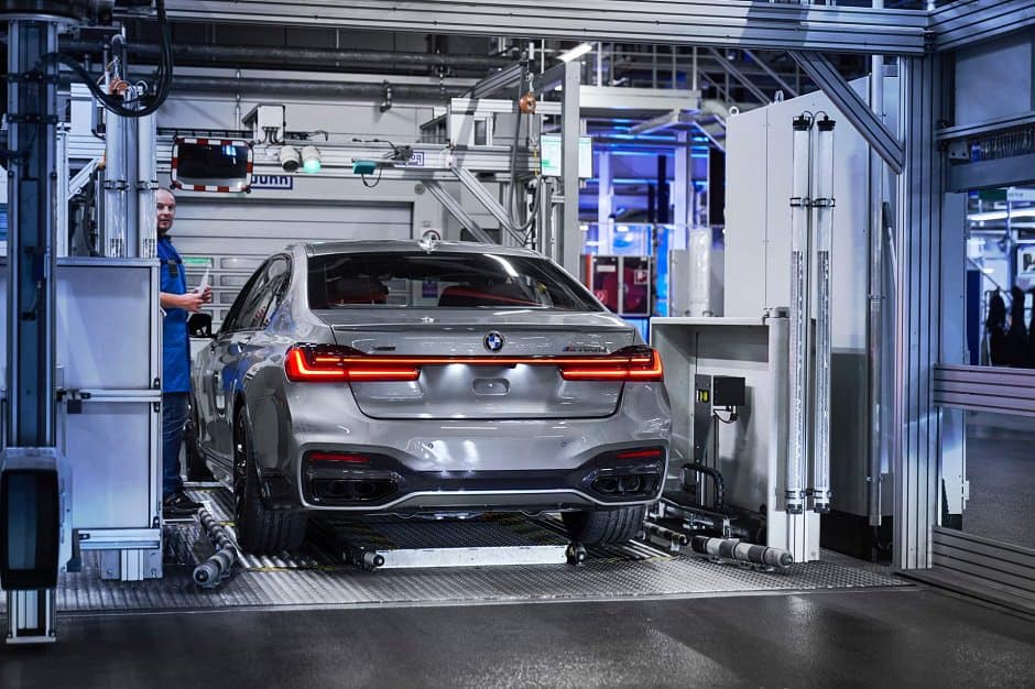 bmw 7 series production