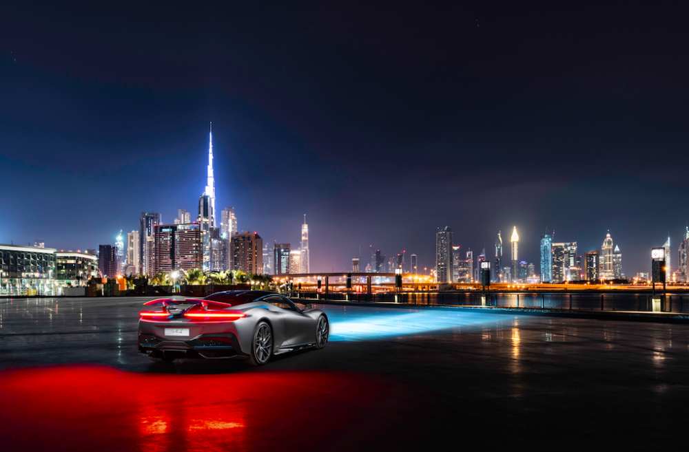 سيارة باتيستا الخارقة معروضة للبيع في دبي بـ2 مليون دولار‎