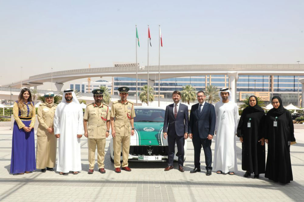 مازيراتي جران توريزمو تنضم لأسطول دوريات شرطة دبي الفارهة