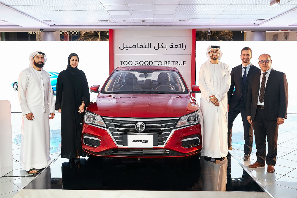 اليوسف موتورز تكشف السيارة ام جي 5 الجديدة كلياً لأول مرة في الإمارات العربية المتحدة