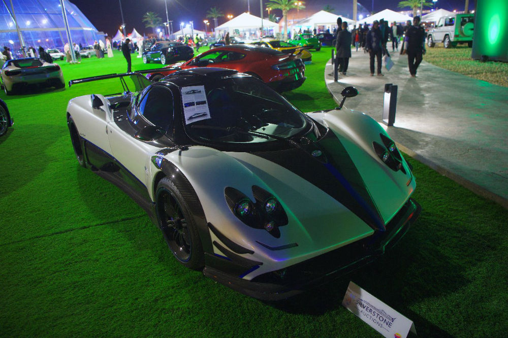 بيع سيارة باغاني زوندا ريفييرا بـ 5.5 مليون دولار في مزاد معرض الرياض للسيارات