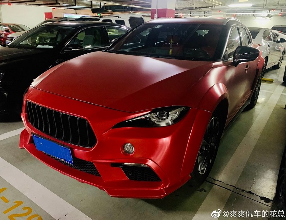 ظهور سيارة إيطالية مزيفة في الصين